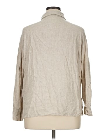 Divided by H&M 3/4 Sleeve Button-Down Shirt (view 2)