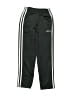 Adidas 100% Polyester Solid Black Track Pants Size 7 - photo 1