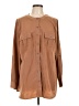 D&Co. 100% Polyester Brown 3/4 Sleeve Blouse Size L - photo 1