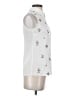 Miu Miu Ivory Sleeveless Button-Down Shirt Size XL (estimated) - photo 4
