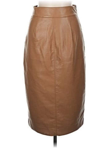 Elie Tahari Faux Leather Skirt (view 1)