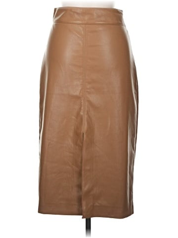 Elie Tahari Faux Leather Skirt (view 2)