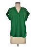 Cynthia Steffe 100% Polyester Green Short Sleeve Blouse Size XS - photo 1