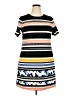 Bar III Graphic Black Casual Dress Size XXL - photo 1
