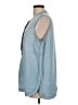 J.Crew 100% Lyocell Blue Sleeveless Blouse Size 12 - photo 5