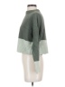 525 America Color Block Green Turtleneck Sweater Size XS - photo 5