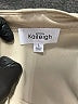 Kaileigh 100% Polyester Solid Gold Tan Short Sleeve Blouse Size L - photo 7