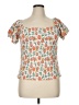 Assorted Brands Orange Short Sleeve Blouse Size 1X - photo 1