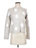 Lumiere Polka Dots Silver Pullover Sweater Size S - photo 1