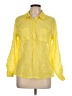 Boden Yellow 3/4 Sleeve Button-Down Shirt Size 12 - photo 1