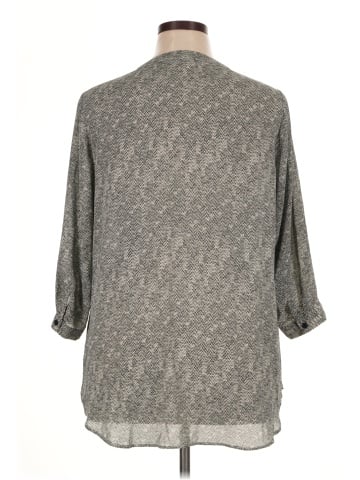 Rose + Olive 3/4 Sleeve Blouse (view 2)