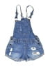 Forever 21 Blue Overall Shorts Size 26 waist - photo 1