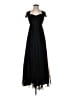 J. Peterman 100% Silk Black Cocktail Dress Size 2 - photo 1