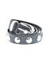 Madewell Silver Leather Belt Size M - photo 1