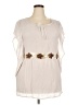 Millenium Tan Sleeveless Blouse Size 2X - photo 1