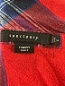 Sanctuary Plaid Red Long Sleeve Button-Down Shirt Size L - photo 7
