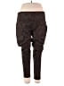Investments Animal Print Brown Casual Pants Size XL - photo 1