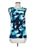 CALVIN KLEIN JEANS Teal Sleeveless Blouse Size S - photo 1