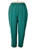Blair 100% Polyester Color Block Teal Casual Pants Size 24W - photo 1