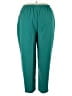 Blair 100% Polyester Color Block Teal Casual Pants Size 24W - photo 2