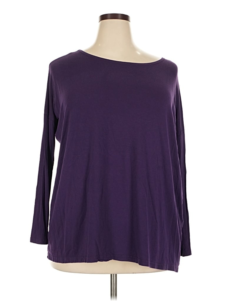 Pre-owned Piko 3/4 Sleeve T-shirt In Purple
