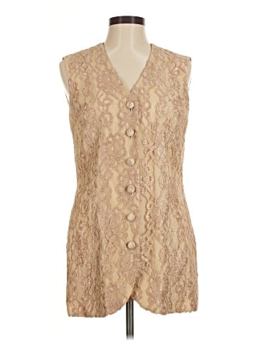 Donna Ricco Sleeveless Button-Down Shirt (view 1)