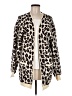 Porridge Animal Print Ivory Cardigan Size Med (2) - photo 1