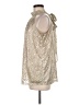 Belldini 100% Polyester Gold Sleeveless Blouse Size M - photo 5