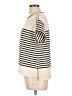 Max Studio Stripes Ivory Short Sleeve T-Shirt Size L - photo 5