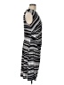 Roz & Ali Stripes Gray Casual Dress Size L - photo 4