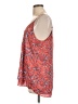 Zac & Rachel 100% Polyester Orange Sleeveless Blouse Size L - photo 5