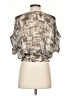 Guess 100% Polyester Gray Short Sleeve Blouse Size XS - photo 2