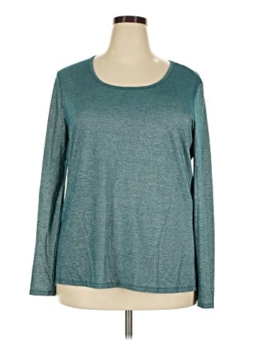 Faded Glory Long Sleeve Top (view 1)