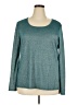 Faded Glory Teal Long Sleeve Top Size XXL - photo 1