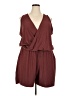 Active by Old Navy Solid Burgundy Romper Size XXL - photo 1