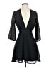 TOBI 100% Polyester Solid Black Cocktail Dress Size XS - photo 1