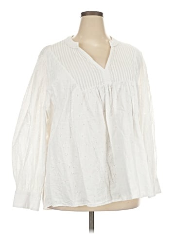 Lane Bryant Long Sleeve Blouse (view 1)