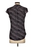 Attention 100% Polyester Polka Dots Black Short Sleeve Blouse Size S - photo 2