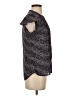Attention 100% Polyester Polka Dots Black Short Sleeve Blouse Size S - photo 4