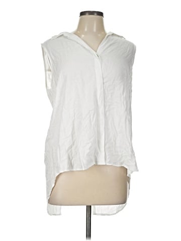 Fever Sleeveless Button-Down Shirt (view 1)