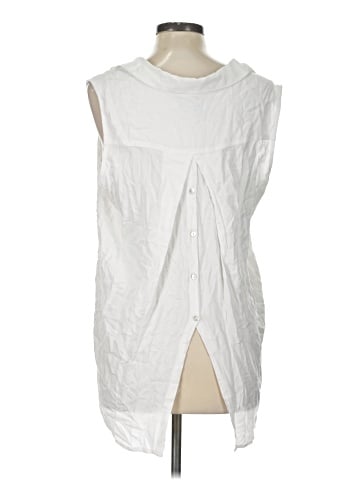 Fever Sleeveless Button-Down Shirt (view 2)