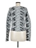 Townsen 100% Cotton Animal Print Silver Pullover Sweater Size M - photo 2