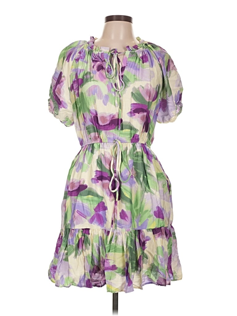 Pre-owned Maison Tara Casual Dress In Purple