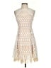 Francesca's 100% Polyester Ivory Cocktail Dress Size XS - photo 1