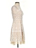 Francesca's 100% Polyester Ivory Cocktail Dress Size XS - photo 4