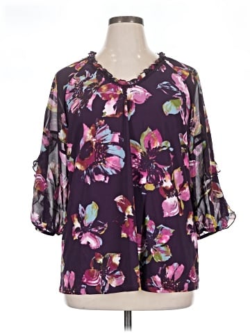 Cato 3/4 Sleeve Blouse (view 1)