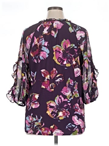 Cato 3/4 Sleeve Blouse (view 2)