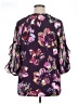Cato Floral Purple 3/4 Sleeve Blouse Size 14/16W - photo 2