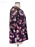 Cato Floral Purple 3/4 Sleeve Blouse Size 14/16W - photo 4