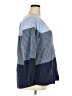 Karen Scott 100% Cotton Color Block Blue Pullover Sweater Size 2X - photo 4